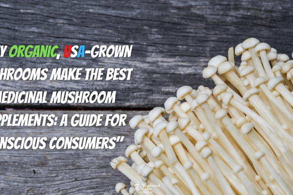 "Why Organic, USA-Grown Mushrooms Make the Best Medicinal Mushroom Supplements: A Guide for Conscious Consumers"